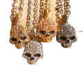 2024 Hiphop Trend Women's Alloy Skull Necklace Link Chain Jewelry Accessory for Parties and Stylish Look