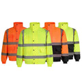 Custom Waterproof and Reflective Fluorescent Summer Workwear Logo Breathable Polyester and Silk Material with EN Certificate