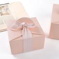 Cheap Price Small Pink Gift Packing Box Pastry Cookies Cake Square Packaging Paper Takeaway Boxes
