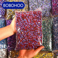 BOBOHOO Wholesale Bulk Package SS16 SS20 Hotfix Rhinestone AB Crystal Stone Glass Rhinestones for Clothing Handbags Accessories