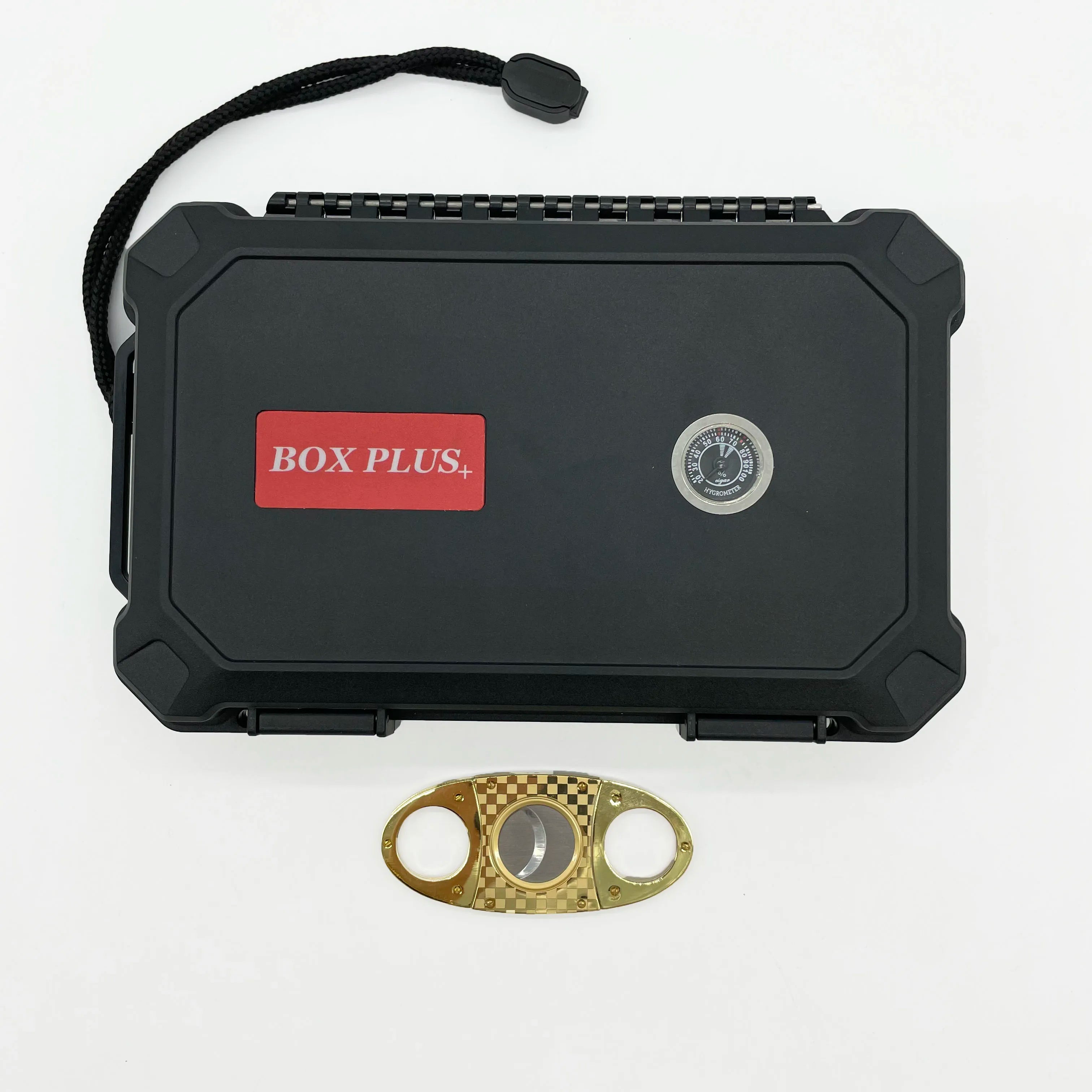 Factory Wholesale Waterproof Cigar Humidor Case Cigar Accessories Portable Travel Humidor With Hygrometer and Foam