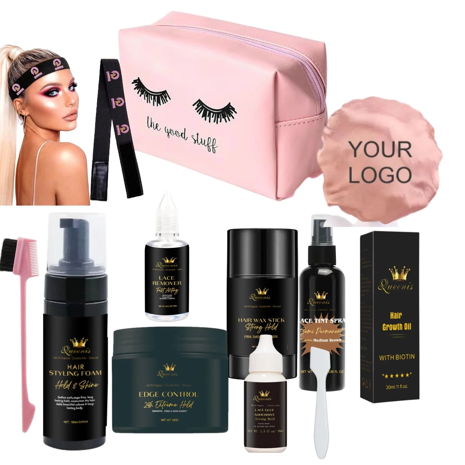 Brand Spot Goods pink Wig Kit