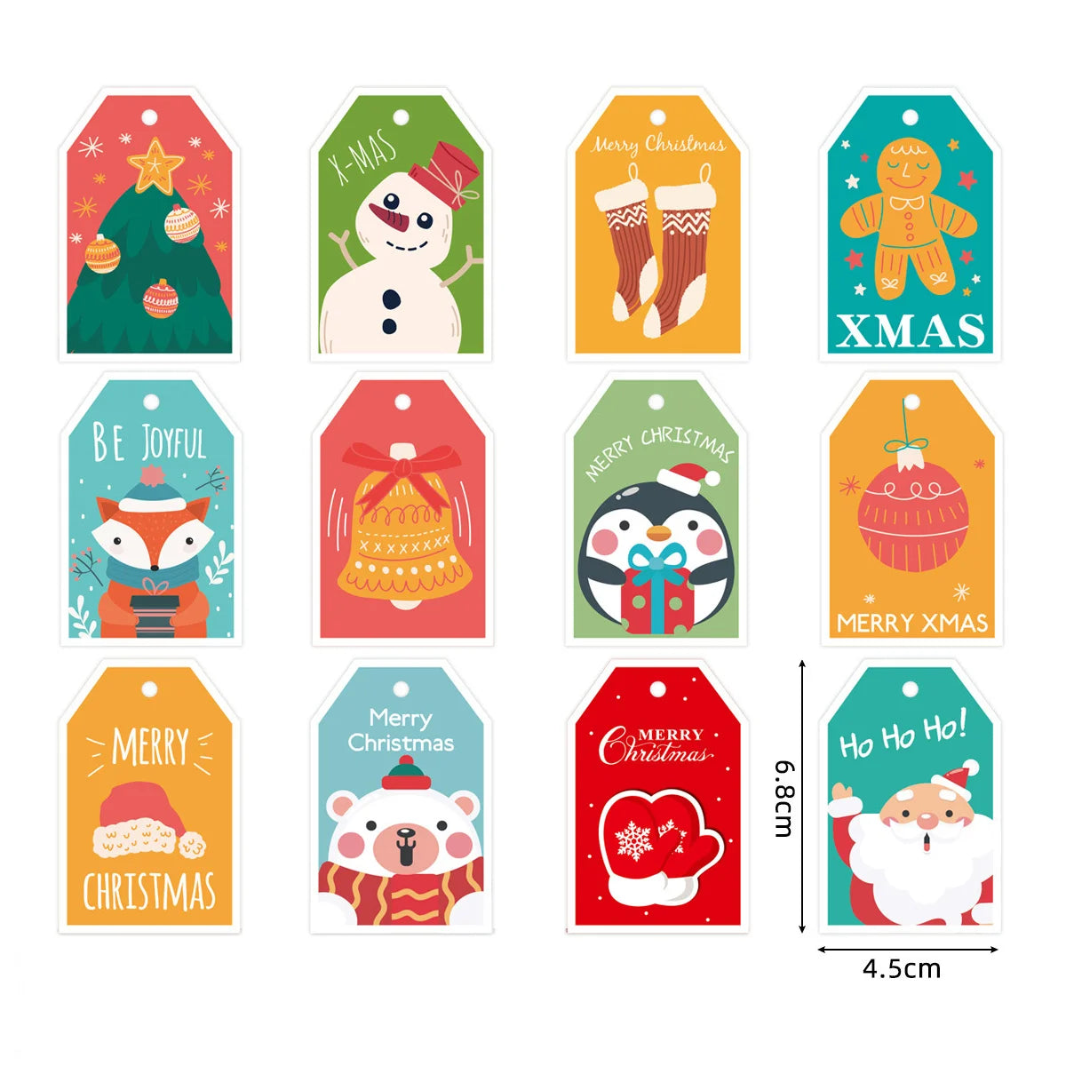 2024 Happy New Year Greeting Card Best Wishes 11.5x8.5cm Fashion Merry Christmas Cards for Gift Birthday with Envelope