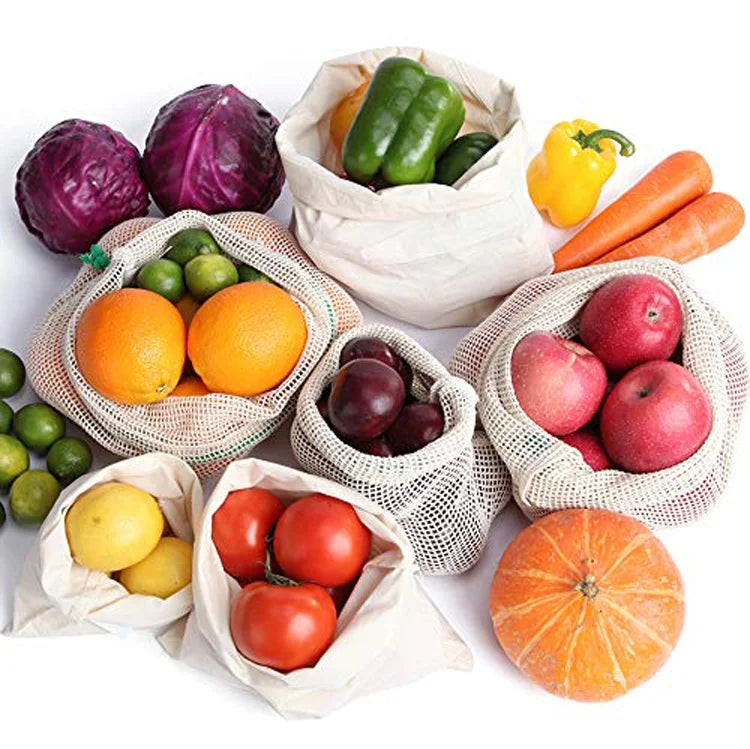 Wholesales Reusable Vegetable Shopping Mesh Bag with Low Price Good Quality and Free Samples Before Purchase