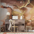 Modern Silk Textured CMYK Waterproof Anti-Static Moisture-Proof Living Room Self Adhesive Wallpaper