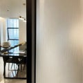 Self Adhesive Fluted Glass Film for Window or Door Decoration Privacy protection PET Material
