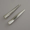 8.2cm Teethed Single Prong Metal Alligator Clip Plain Large Hairpins for DIY Women Girls Hair Accessories