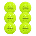 MOZKUIB Pickleball Balls 40 Holes Pickleballs for Outdoor Playing Set Hard Bounce High Elasticity USAPA Standard