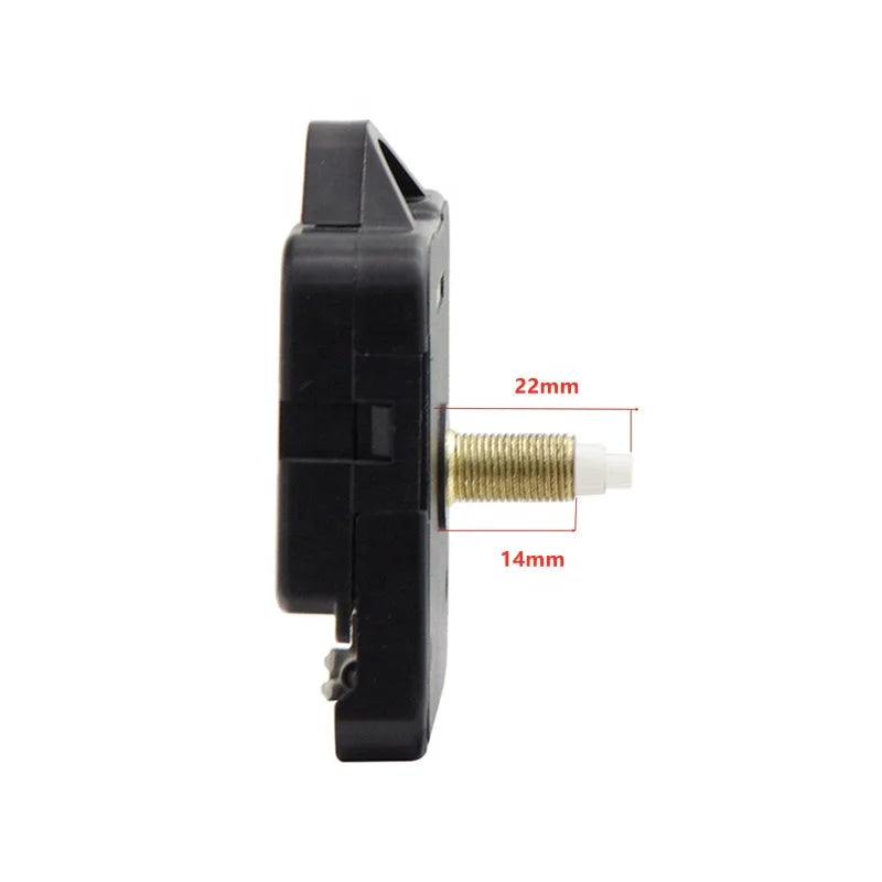 Sweep Silent Clock Movements Mechanism 22MM Long Shaft