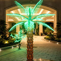 Shenzhen Toprex Festival Decoration 3m Height Outdoor Lighted Artificial Palm Tree Iron Frame Modern Luxury Waterproof UV