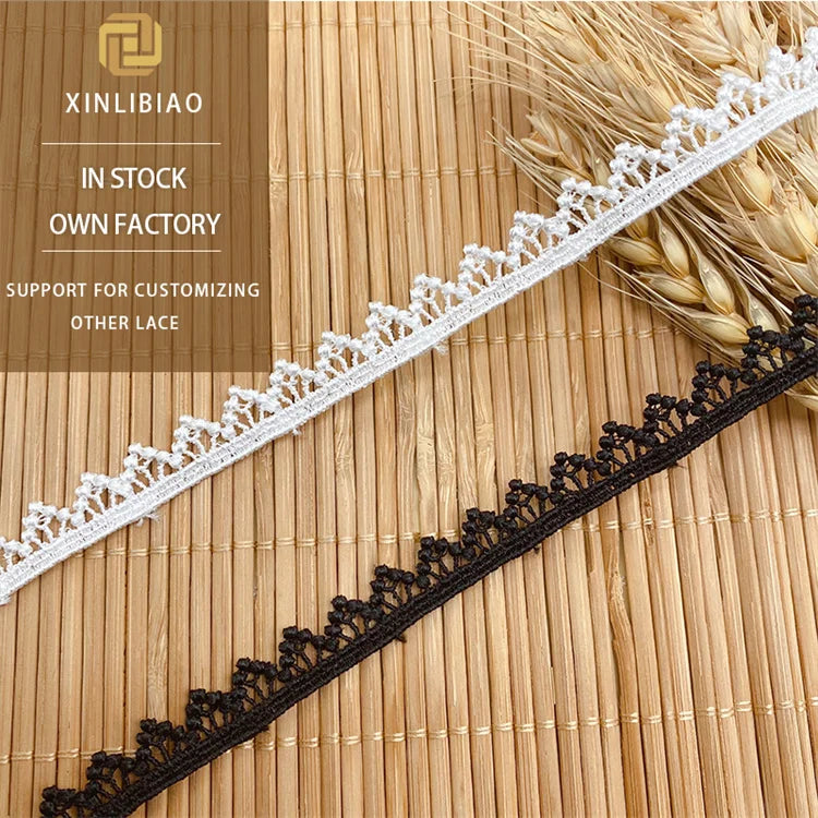 Embroidered Lace Wholesale for Clothing Multi-color Polyester Lace Trimmer Manufacturer of Lace Accessories