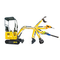 New Condition Factory Price Yellow 1 Ton Excavator with 0.025cbm Bucket 8.4kw Rated Power Suitable for Garden Farm