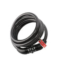 TY532 Bicycle Cable Lock Portable  Key Code Safe 4 Digit Steel Chain Combination Bike Lock