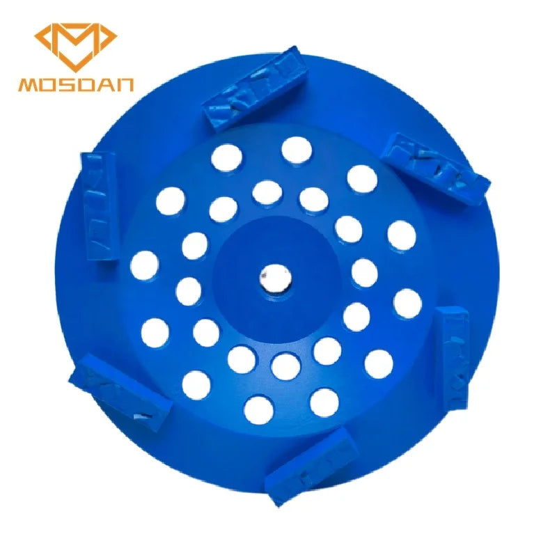 7 Inch 6 Split PCD Bars Diamond Cup Grinding Wheels for Thin Epoxy Coating Removal