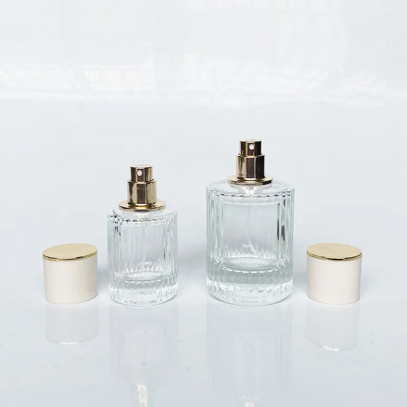 Wholesale Perfume Glass Bottles 30ml 50ml  High-end Glass Perfume Spray Bottle