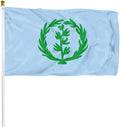 Hot Selling Custom 3x5ft Outdoor Durable Double-sided Eritrea Historycal Blue National Flag Eritrean Flag