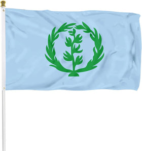 Hot Selling Custom 3x5ft Outdoor Durable Double-sided Eritrea Historycal Blue National Flag Eritrean Flag