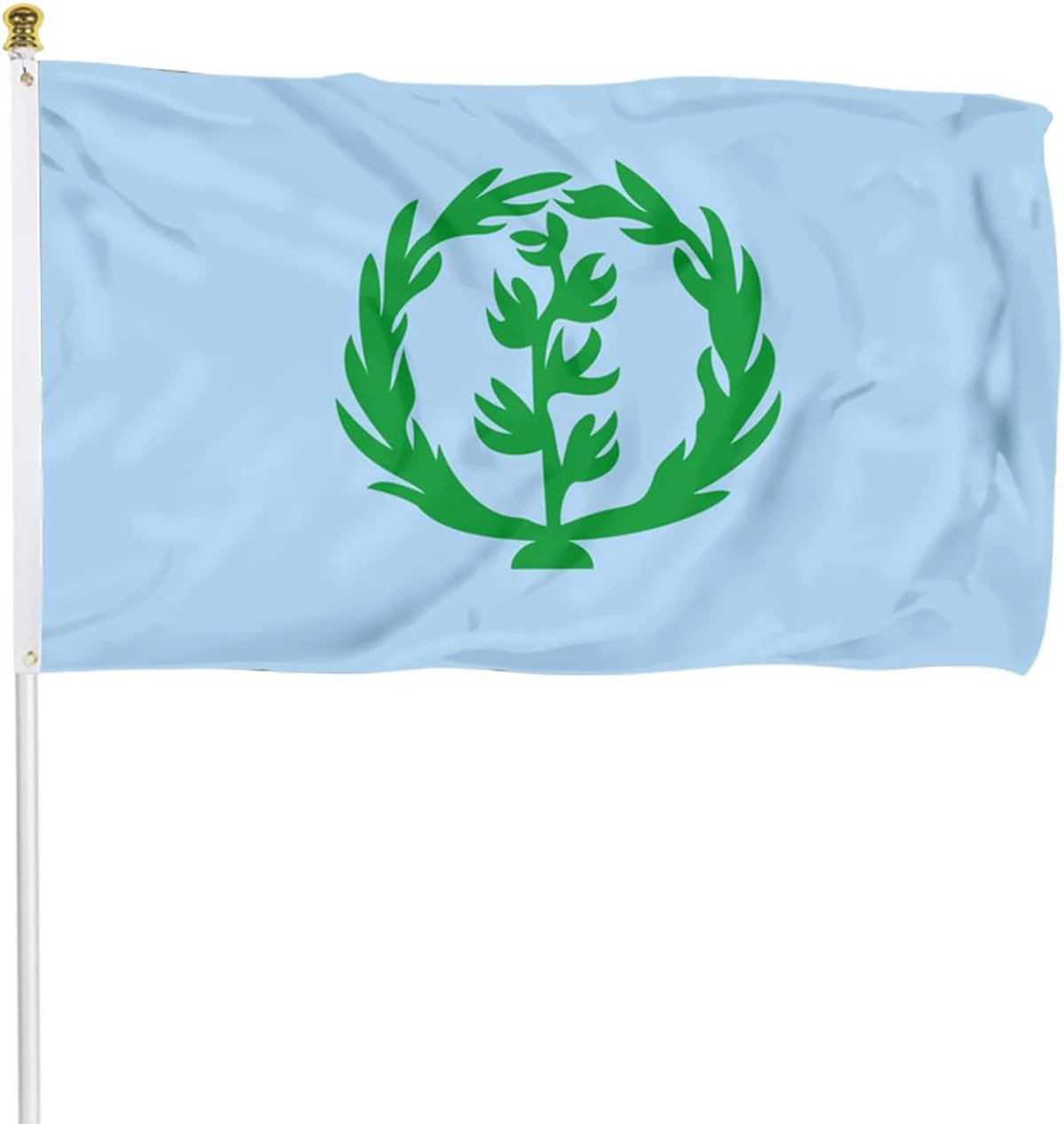 Hot Selling Custom 3x5ft Outdoor Durable Double-sided Eritrea Historycal Blue National Flag Eritrean Flag
