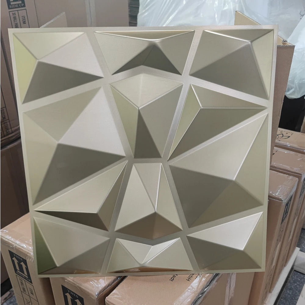 ZJ Factory Direct Selling 3d Wallpaper Hotel Non-self-adhesive Ceiling Panel Pvc Decoration 3d Sticker Wall Panels Interior