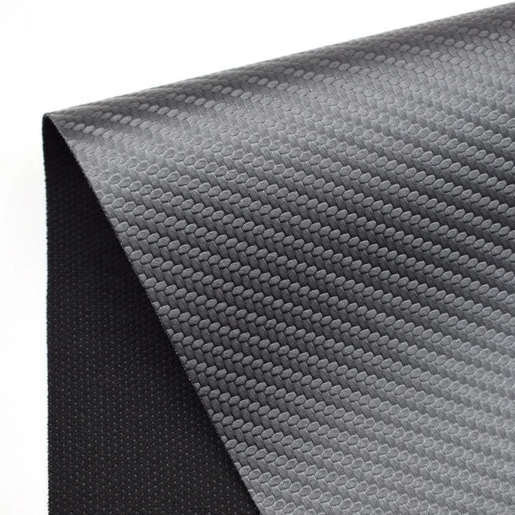 Eco Friendly Carbon Pvc Leather for Car Seat Motorcycle Car Interior Leather