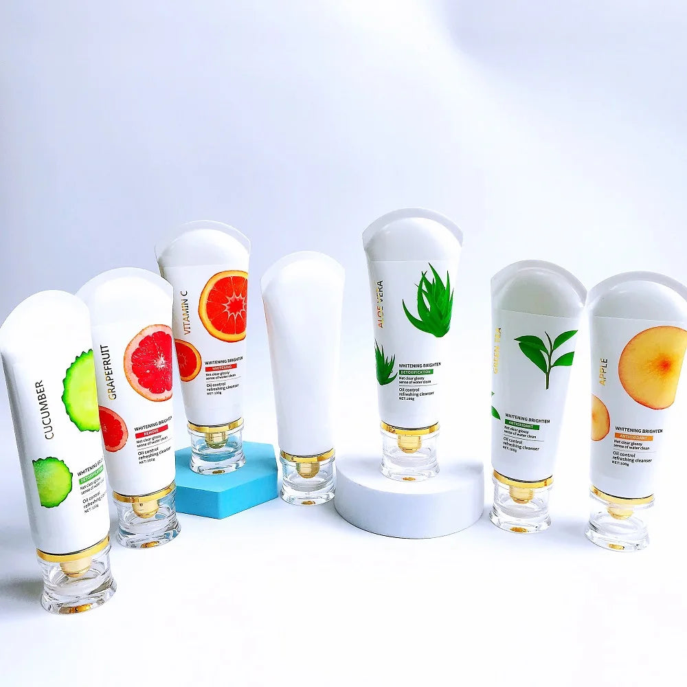All Skin 6 Styles Cleansing Cream Vc Aloe Vera Whitening Moisturizing Facial Cleanser