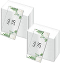 10pcs /set Clear Acrylic Table Numbers Signs With Stands Name Card Printing Elegant Table Numbers for Wedding Reception