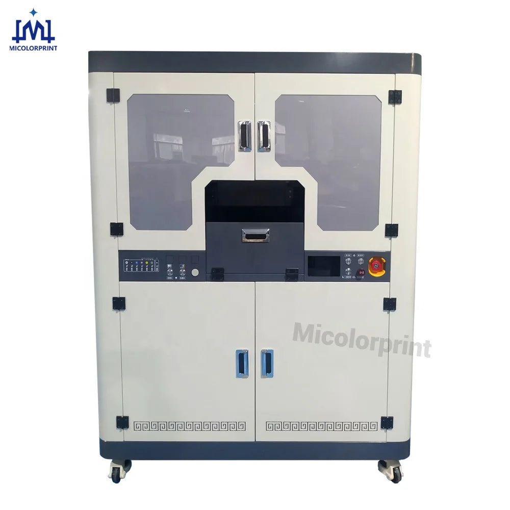 Micolorprint Round Cylinder UV Printer Water Bottle Cup Print Bottle 3 Head Printing Machine