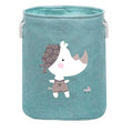 Round Folding Laundry & Toy Storage Basket for Kids Clothes Organizer with Toys Storage Bag