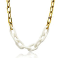 Necklace Fashion Jewelry Present for Women Geometric Chain Link Diy Jewelry Making Classic Handmade Charm Necklace
