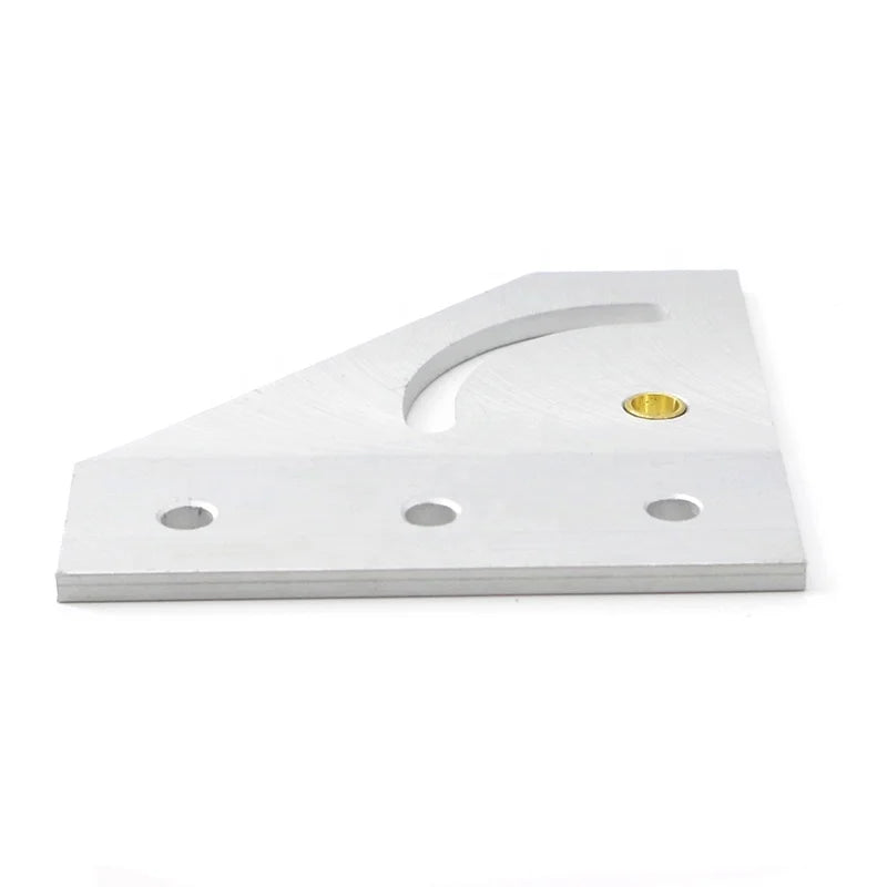 China Manufacturer 6134  High Quality 90 Degree 30 Right  Pivot Bracket Plate for Aluminium Profile 30 40 Robot Shelf Workbench