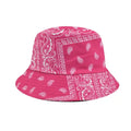 2021 New Paisley Flower Print Reversible Fisherman Cap Bucket Hat for Spring Autumn Hip Hop Street Fashion Headwear