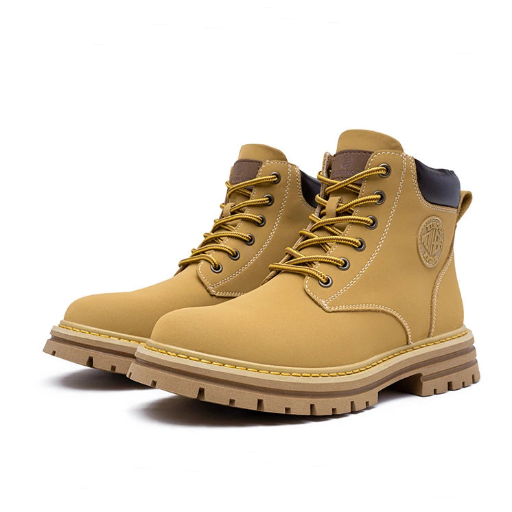 Hot Sale Summer Men's Riding Motorcycle Boot Genuine Leather Waterproof High Top Ankle Design Plus Size Trending Style