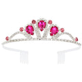 Birthday Party Tiara Kids Crown Girl Doll Tiara With Combs