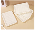 Disposable Corn Starch Large Tray Large Capacity Environmental Protection Biodegradable Cornstarch Cornstarch Trays Food Tray