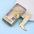 Cowboy Boot Shaped Bottle Opener Zinc Alloy Beer Opener Wedding Party Favors Birthday Gifts Cross Border Supply