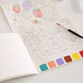 Customized  Children Printing for Kids Adult Hard Cover with Matte Stickers Mandala Magic Coloring Book