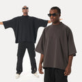 High Quality 100% Cotton Heavyweight Boxy Fit Men Streetwear Tshirt Custom logo Box Fit t Shirt