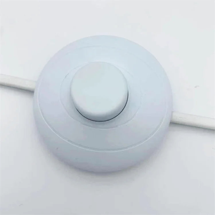 Power Adapter With Foot Pedal Switch for Floor Lamp and Electronic Keyboard US 3 Pin Plug PVC Cable With 317 Foot Switch