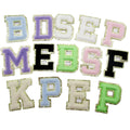 Customized DIY Glitter Letters Patch Customized Your Own Color Chenille Letter Patch