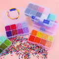 SC Hot Sale Cute Rainbow Beads Accessories Simple Decorative Diy Beads Charms Glass Beads for Jewelry Making