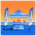 Custom Popup Tent Advertising Sports Event Commercial Portable Instant Folding Shelter Tent With Sidewalls