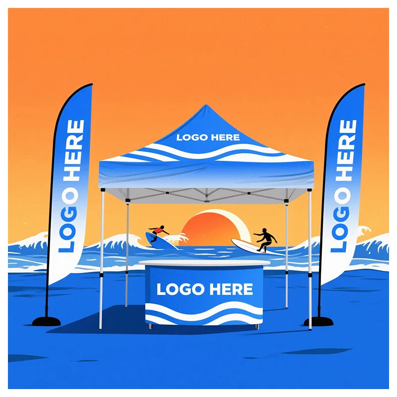 Custom Popup Tent Advertising Sports Event Commercial Portable Instant Folding Shelter Tent With Sidewalls