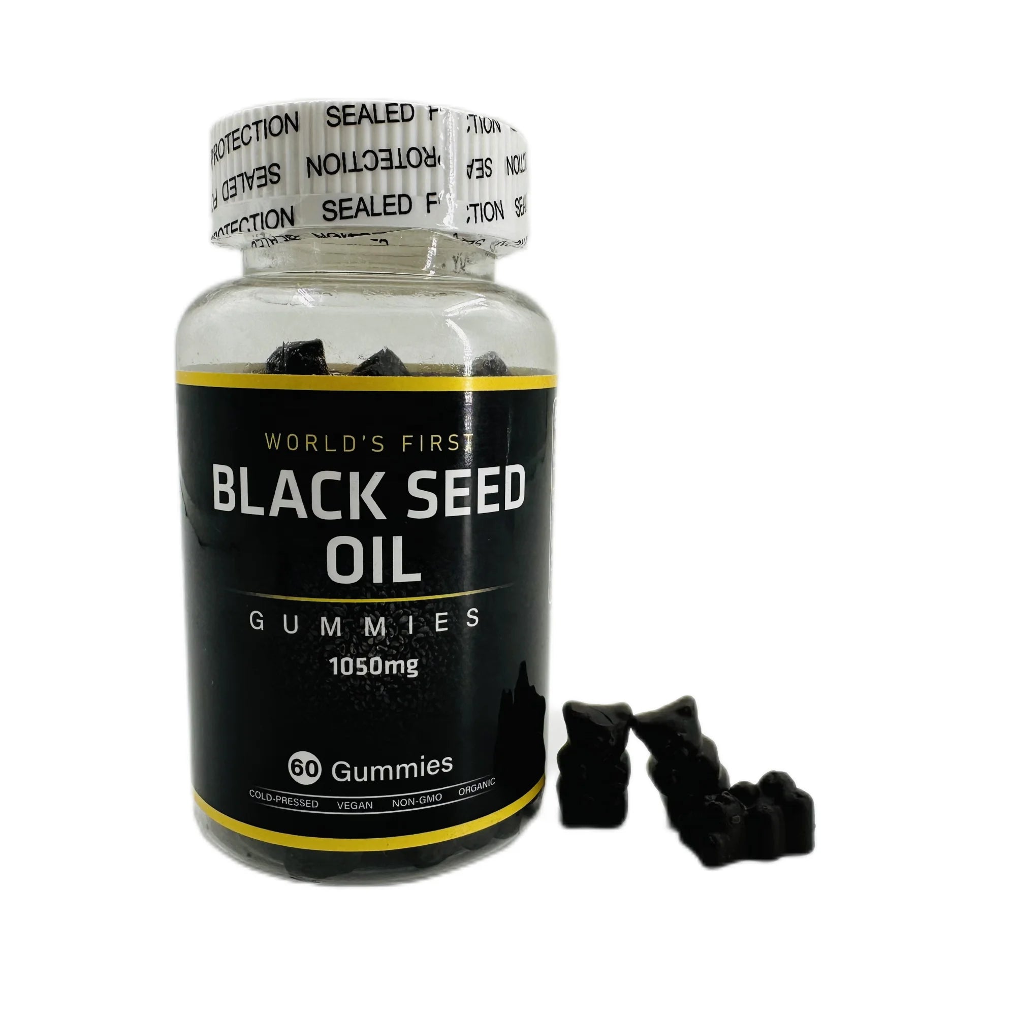 Black Seed Oil Gummies Blueberry 3G OEM/ODM Black Seed Oil Gummies Vegan Black Seed Oil Gummies