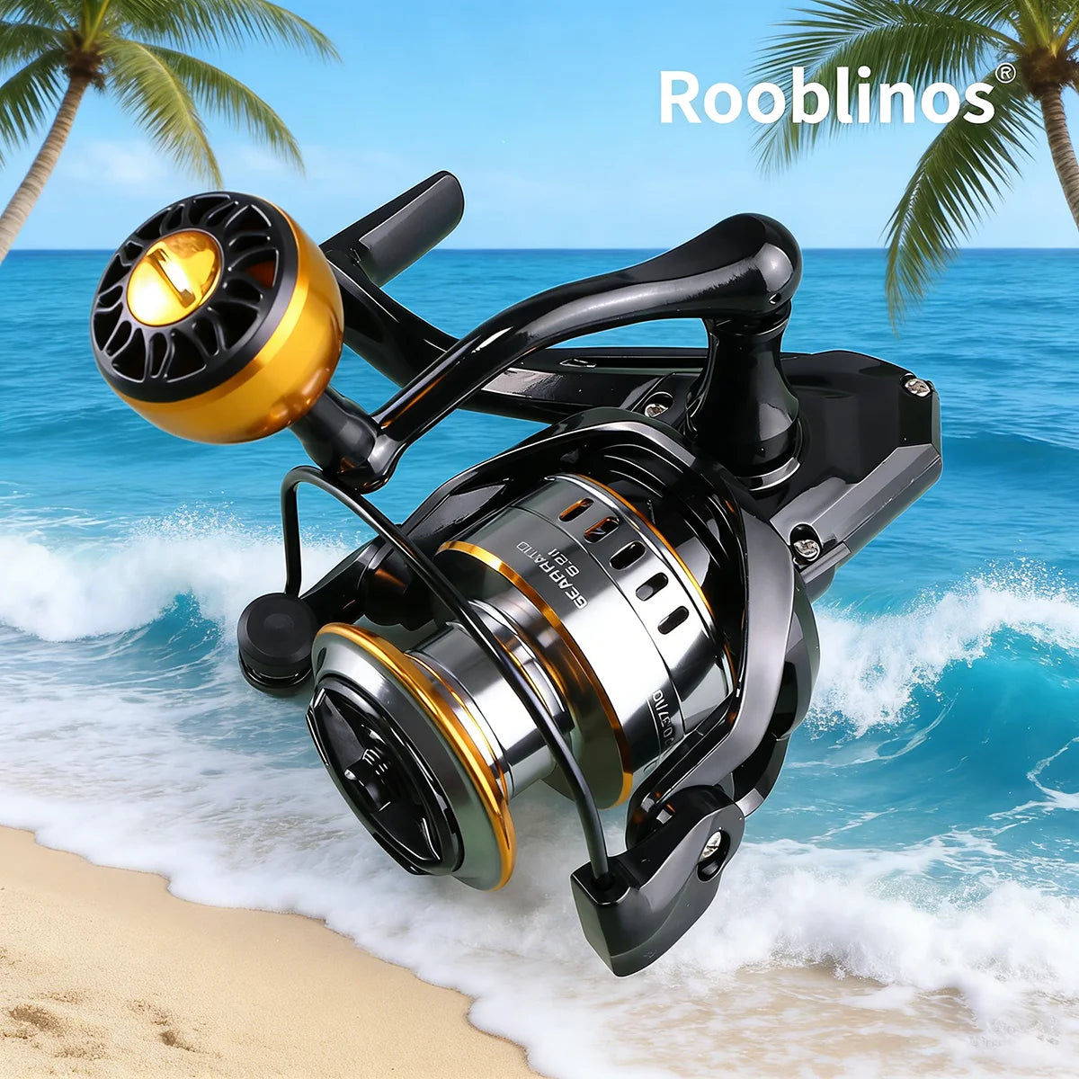 [Germany Stock]ROOBLINOS HEG Spinning Reel 5.2:1 Left Hand Plastic Reel Body Bait 230g River Lake Ocean Reservoir Fishing