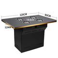 Custom Design Commercial Smokeless Slate Material Restaurant Table With Induction Cooker Hot Pot and Purifier