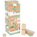 Custom Sturdy Wooden Blocks Classic Tumbling Tower Stacking Puzzles Fun Educational Building Toy for Kids Learning to Play