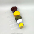 Kitchen Baking Cooking Nesting 1 3/4  1/2 1/3 1/4 Cup Measure Tools Visual Measuring Cups  Clear 5pcs Plastic Measuring Cup Set