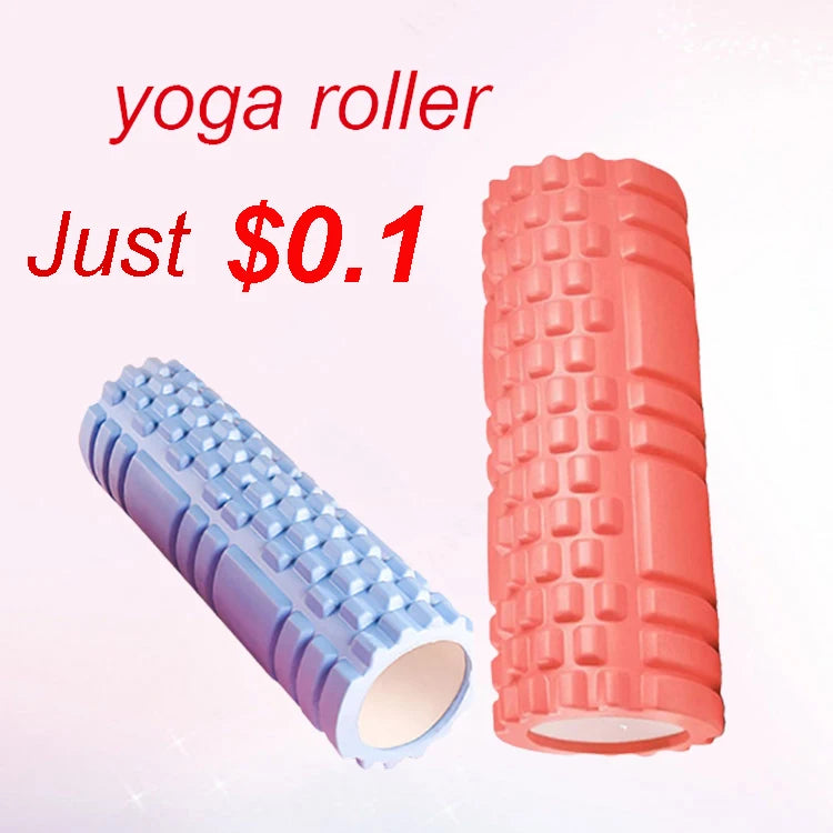 Hot Selling Eco Friendly Fitness Muscle Massage Yoga Foam Roller Custom Print Exercise Eva Yoga Roller
