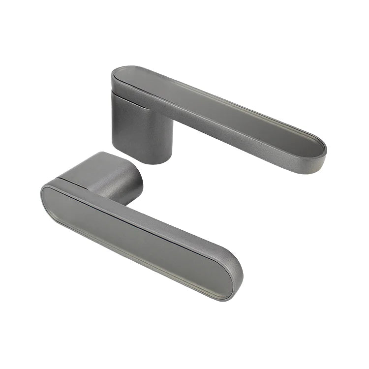 Door Lock Set  Aluminum and Zinc Alloy Lever Lock Door Handles for Interior Doors Office Lock Solid Lever Handle Set