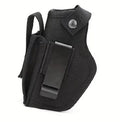 Left/Right IWB OWB Tactical Concealed Black Nylon Universal Fit Belt Holster 12*6*14CM